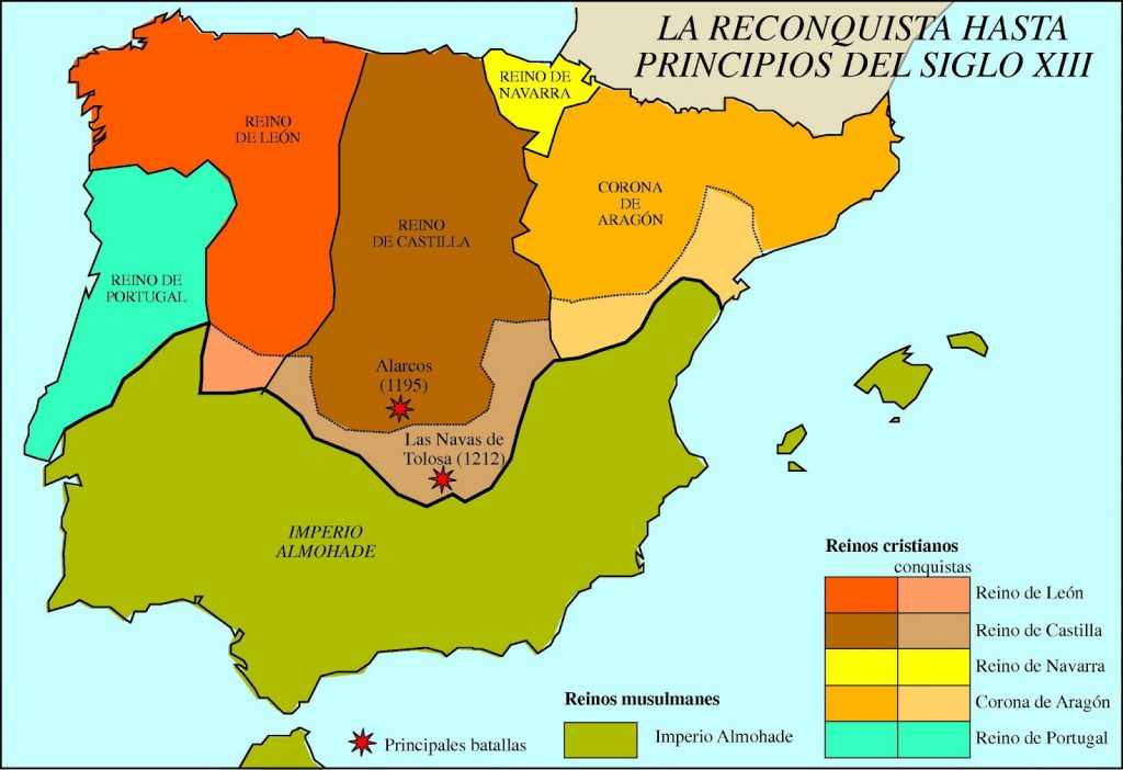 reconquista hasta principios del siglo xiii