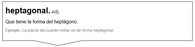 definición de heptagonal